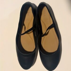 Nisolo Black Leather Flats